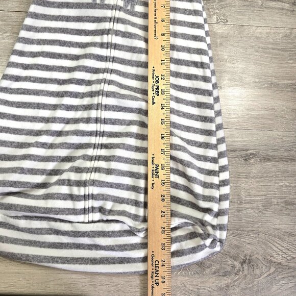 Carters Infant Sleep Sack Wearable Blankets 0-3 Mo & 3-6 Mo Gray Stripe Elephant - Picture 11 of 11